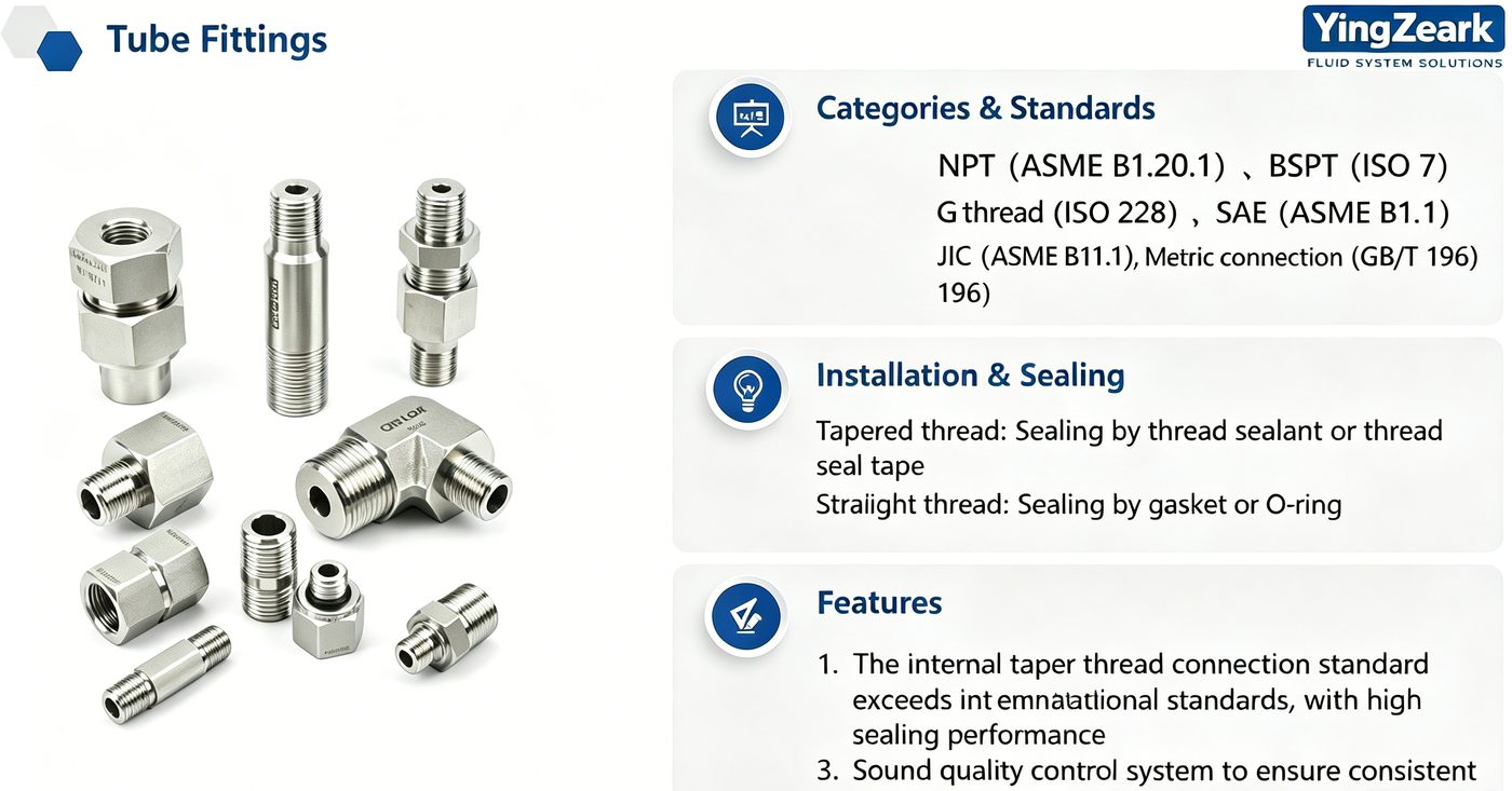 Threaded fittings