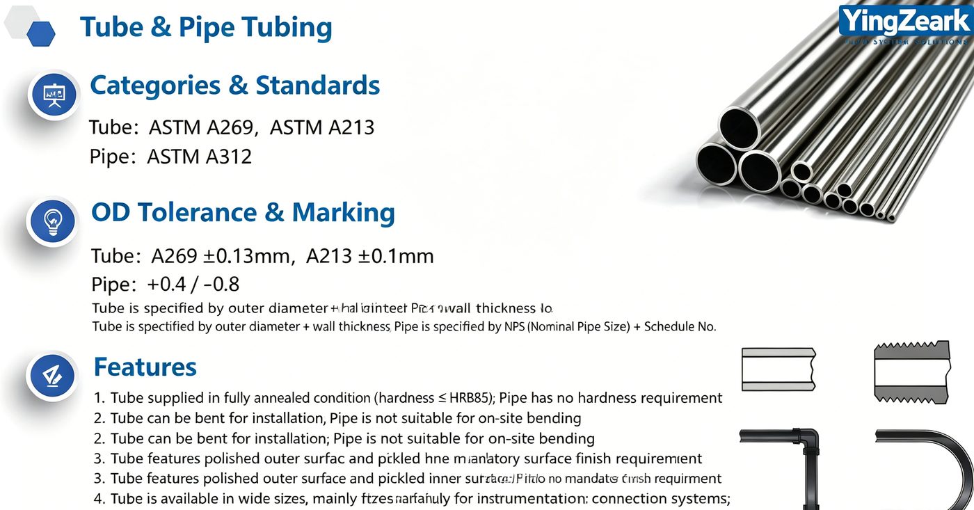Tube and pipe tubing