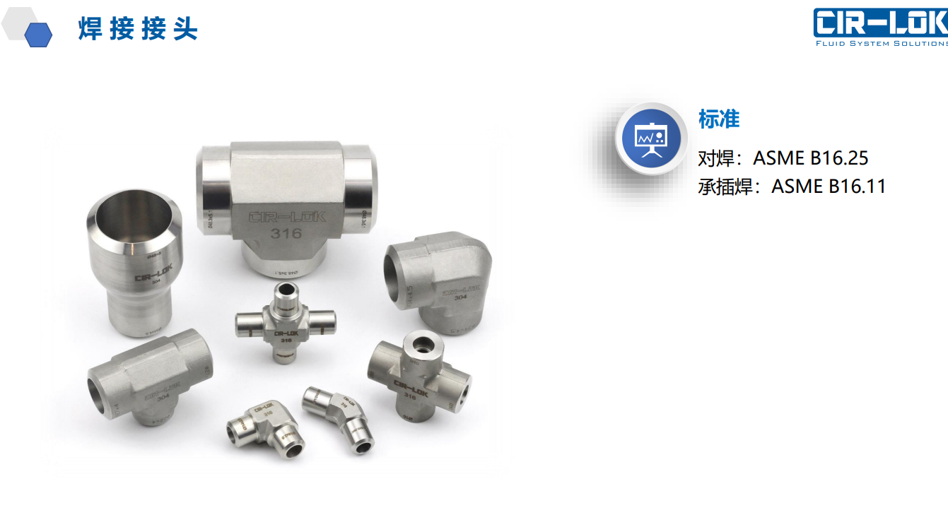 Weld Fittings reference sheet