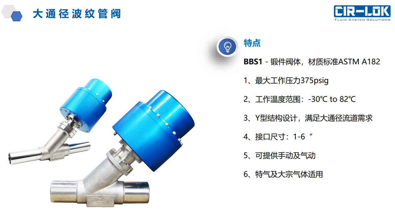 Large-Bore Bellows-Sealed Valves reference sheet